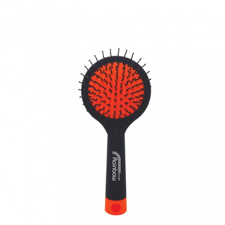 Rainbow Brush Total Black - Medium Arancione