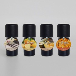 Arya HD - Pack Oli Organique - Set 4 oli essenziali da 5 ml 100% Made in Thailand (AROMI ORGANICI). (VIOLA)