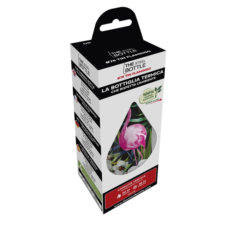 The Steel Bottle – Thermoflasche #78 Tin Flamingo - Image 2