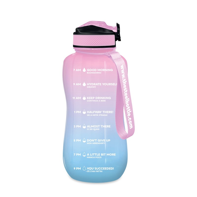 The Steel Bottle – Thermoflasche MWB #6 Ice Blue & Pink (2.2L) - Image 1