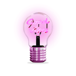 THE STEEL LAMP NEON BULB -...